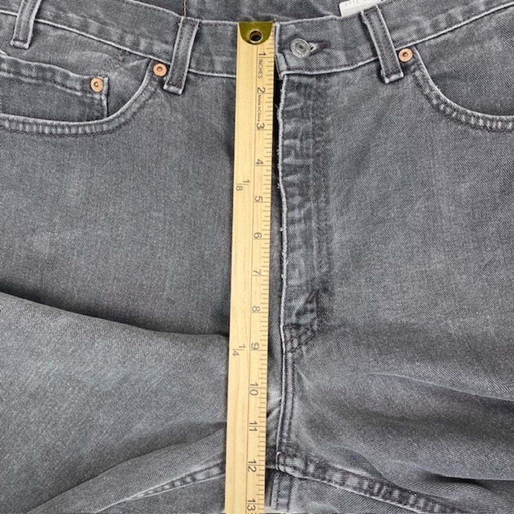 Vintage Levis 550 Relaxed Fit Jeans Mens 36x32 Faded Black Made in USA 90s Denim - Picture 6 of 12